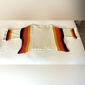 Anthropology By Together oversized open knit sweater medium